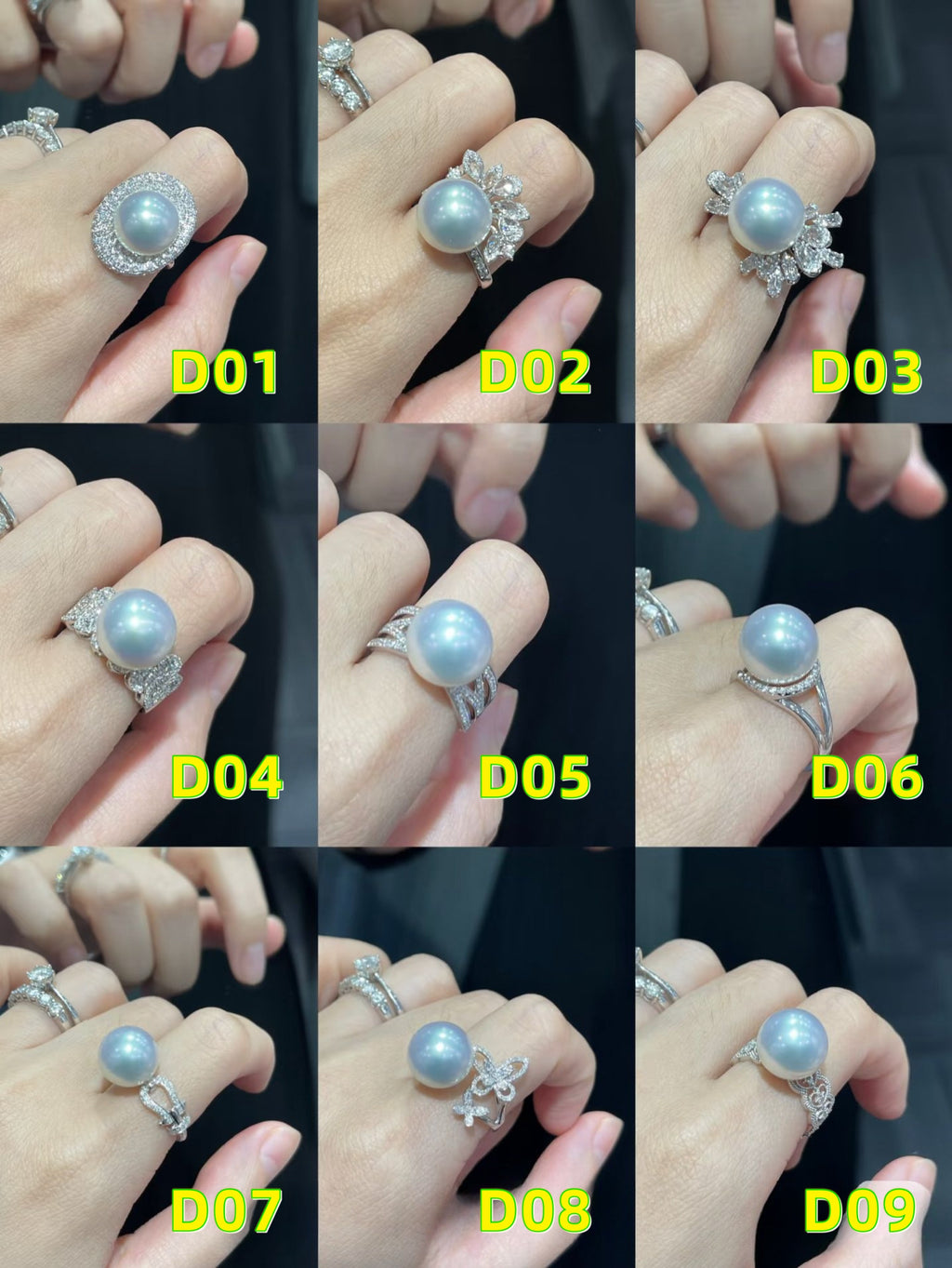 Customized D series pearls